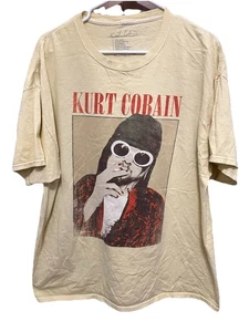 Kurt Cobain Vintage Foto T-Shirt.  Nirvana. Gr. XL. EUC - Bild 1 von 6