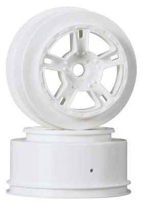 Duratrax DTXC3826 Short Course Front Wheel White SC10 (2) - Image 1 of 1
