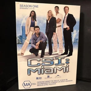 CSI: Miami DVD 2002 Complete S1 Boxset Only Partial Series GC R4 PAL - Picture 1 of 6