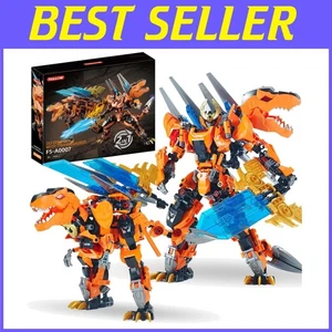Transforming Robot Dinosaur Building Kit Birthday Gift - Picture 1 of 8