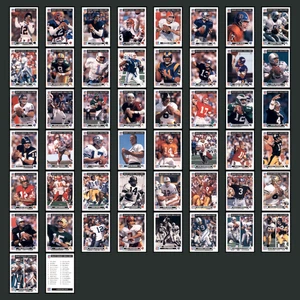 1991 Dominos The Quarterbacks Complete Set 50 Football Cards Chris Miller NM NFL - Picture 1 of 12