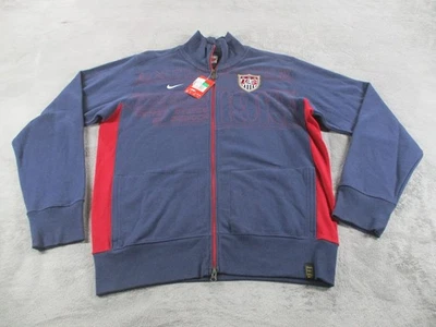 Chaqueta De Colección Nike FC Barcelona Cremallera Completa XL Azul Fútbol Fútbol Hombres Nueva Con Etiquetas Foto 1 de 4