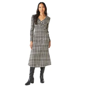 Principles Vestido Midi Cuadros de Jacquard para Mujer (DH7703) - Imagen 1 de 5