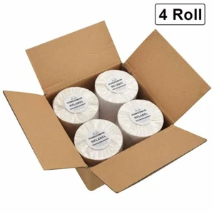 4 Rotoli 4x6 Etichette Termiche Spedizione 450/Rotolo per Zebra Eltron 2844 ZP-450 ZP-500 - Foto 1 di 4