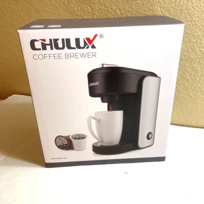 CHULUX QC-CM804 SINGLE SERVE COFFEE MAKER/BREWER FOR K POD AND GROUND COFFEE - Image 1 of 3