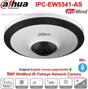 Dahua Original 5MP 360° Panoramic Fisheye AI Starlight PoE Camera IPC-EW5541-AS - Picture 1 of 5