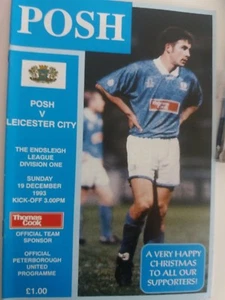 Peterborough United v Leicester City, 1993-94, Division 1 - Picture 1 of 1