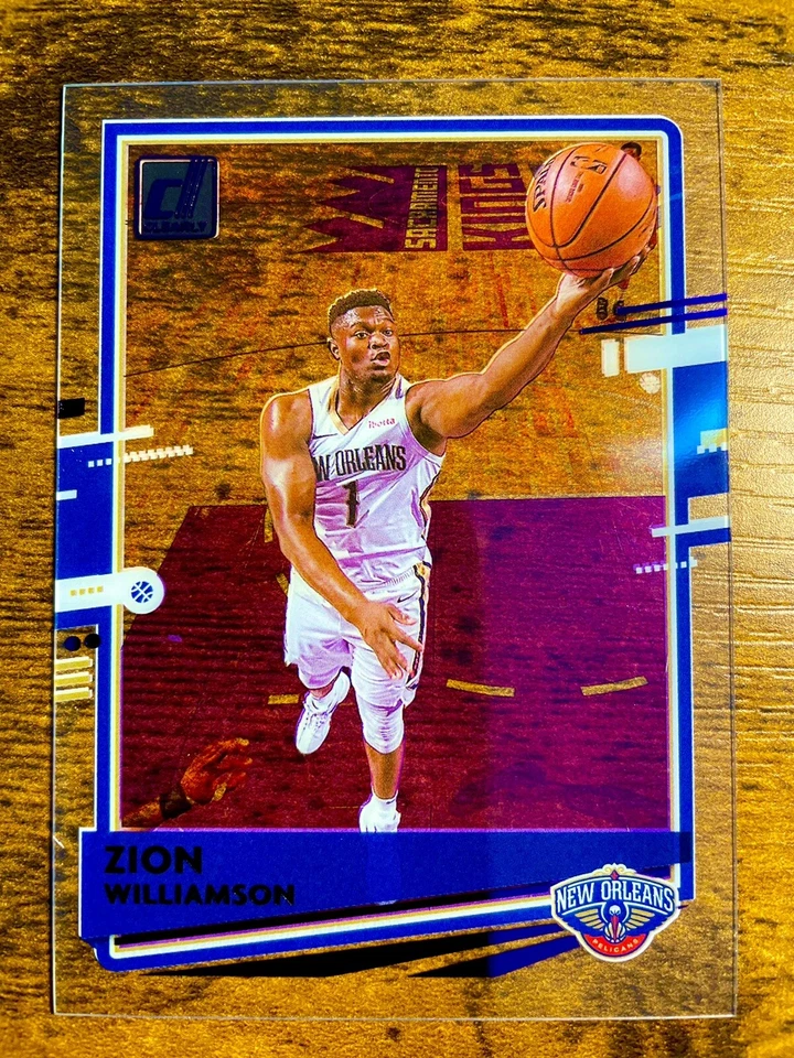 2021 Panini Clearly Donruss ZION WILLIAMSON - PURPLE - MINT - Pelicans NBA - Image 1 of 1