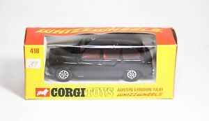 Corgi 418 Austin London Taxi In Its Original Box -Nr Mint Vintage Original Lot 3