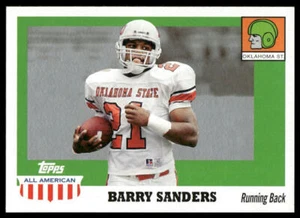 2005 Topps All American #75 Barry Sanders Card Oklahoma State Cowboys OSU - Picture 1 of 2