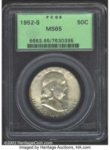 1952-S MS65 PCGS Half Dollar - Picture 1 of 2
