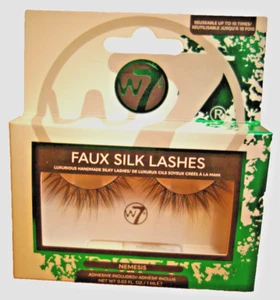 W7 Faux Silk Lashes - Nemesis, Adhesive included, Reuseable up to 10 times - Picture 1 of 2