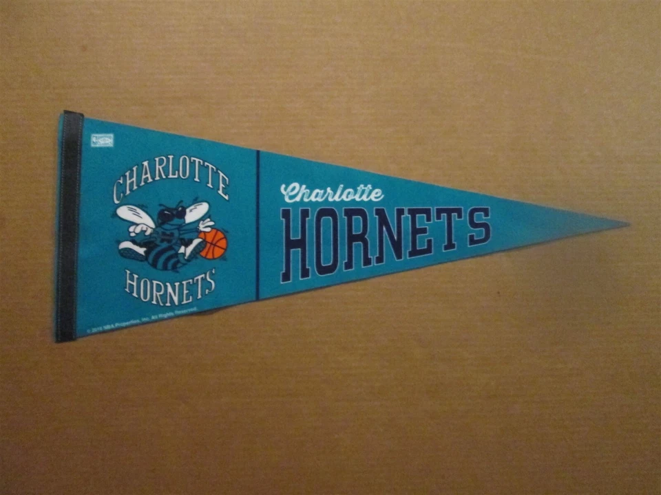 NBA Charlotte Hornets Vintage 2018 Hardwood Classics Premium Logo Pennant - Image 1 of 1
