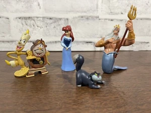 Disney Toys - Ariel, Lucifer Cat, Kingvtriton, Cogsworth - Picture 1 of 20