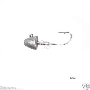 Pescado ¡WOW! Lote de 3/4 oz cabeza de bala lisa Scampi sin pintar - Imagen 1 de 6