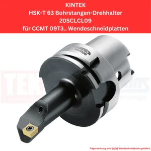 1 x KINTEK HSK-T 63 Taladro Soporte Giratorio H63T20SCL09 ¡NUEVO, ¡con factura! - Imagen 1 de 2