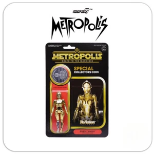 Super7 Metropolis Maria Robot Action Figure Statue Figurine Collectible Coin - Picture 1 of 9