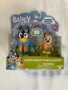Bluey 13083 Work Bandit (Dad) & Bingo - Picture 1 of 5