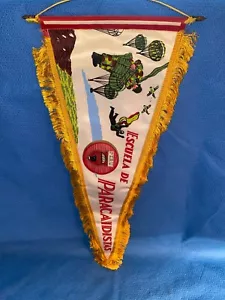 Banderín vintage Escuela de Paracaidistas Perú Loc B - Imagen 1 de 8