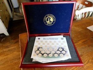 Franklin Mint-The Presidential Coin Collection Display-4 monedas de color dorado - Imagen 1 de 11