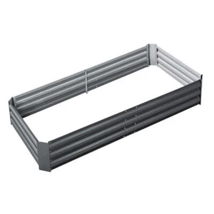 Green Fingers Garden Bed 210x90cm Planter Box Raised Container Galvanised Steel - Picture 1 of 8