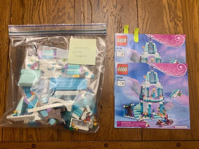 Disney Frozen Lego 41062 Elsa’s Sparkling Ice Castle. ANNA/ELSA MISSING CAPES - Image 1 of 2
