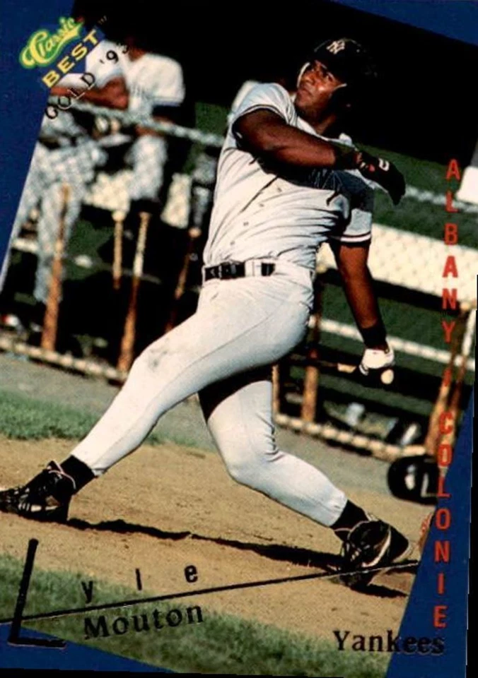 1993 Classic Best Gold Lyle Mouton Albany-Colonie Yankees #3 - Image 1 of 2