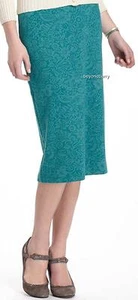 NUEVA Falda Lápiz Anthropologie Burnout Encaje de Burdeos Talla XS-S-M - Imagen 1 de 4