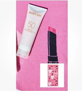 NUEVO SELLADO Mary Kay Protector Solar Amplio Espectro FPS 50 PLUS 30′′ x 60′′ Toalla de Playa - Imagen 1 de 2