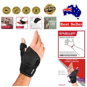 Custom Fit Reversible Thumb Stabilizer - Ideal for Injuries & Arthritis Relief - Picture 1 of 9
