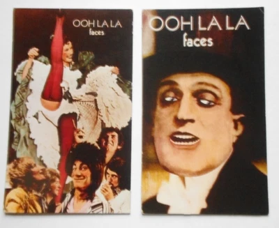 ROD STEWART FACES-OOH LA LA PROMO POSTCARDS vintage Warner Bros. - Image 1 of 2