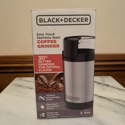 Black + Decker Stainless Steel Electric Coffee Grinder 2-3 Cup - Image 1 of 4