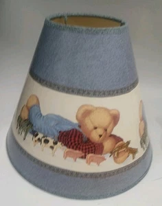 CUTE 8.5” Tall Vintage Teddy Bear Lamp Shade Only - Picture 1 of 5