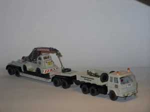Wiking DB Montagetrupp Hanomag Henschel F221 Tieflader und Demag Kran - Bild 1 von 5