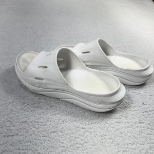 Hoka Sandalo Infradito Unisex Adulto Ora Recupero Slide Bianco Taglie Uomo 7 Donna 9 - Foto 1 di 8