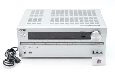 Onkyo TX-NR616 7.1ch AV Receiver Surround Sound Amplifier Silver Japan Tested - Image 1 of 4