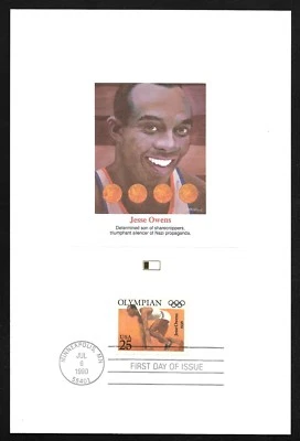 US FDC 1990 Summer Olympic Games 5 Fleetwood Proof Card Panels 6 in by 9 in   |  - Image 1 of 4