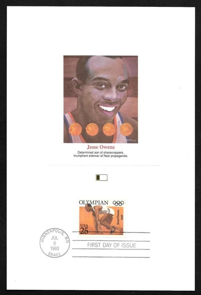 US FDC 1990 Summer Olympic Games 5 Fleetwood Proof Card Panels 6 in by 9 in   |  - Image 1 of 4