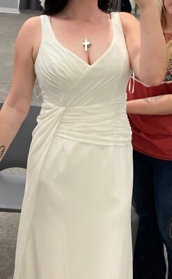 davids bridal wedding dress size 14 - Image 1 of 4