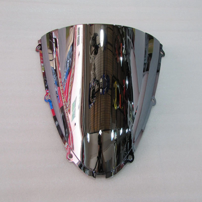 Ninja ZX-10R Screen 2006 Windshield For Kawasaki   2007 Silver Double bubble — 第 1/1 张图片