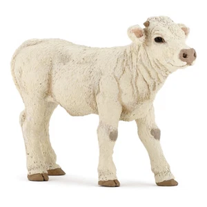 Figura de juguete becerro PAPO Farmyard Friends Charolais - Imagen 1 de 1