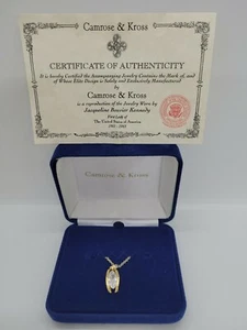 Camrose & Kross Jacqueline Kennedy Reproduction Neclace Box/Paperwork - Picture 1 of 7