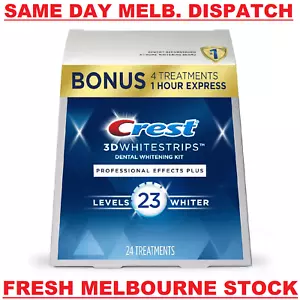 Crest 3D PROFESSIONAL EFFECTS PLUS LEVEL 23 Dental Teeth Whitening Kit 48 Strips - Picture 1 of 8