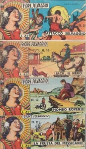 FT- STRISCIA FIORE SELVAGGIO LOTTO 4 STRISCE -- IMPERIA - 1964 - S - QBX - Imagen 1 de 1