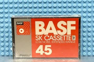 BASF SK 45 TYPE I 1973 BLANK CASSETTE TAPE (1) (SEALED) - Picture 1 of 3