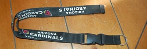 Arizona Cardinals NFL Black Lanyard Double-sided break-away - Picture 1 of 3