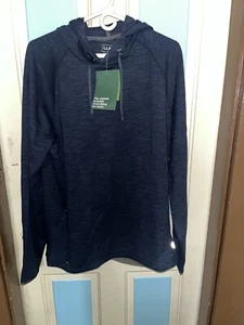 New LL Bean Explorer Hooded Sweatshirt Carbon Navy Slightly Fitted Men's L Reg - Picture 1 of 9