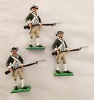 3 CONTINENTAL MARINES ADVANCING AT READY - 1776 MULBERRY MINIATURES - USMC 60mm