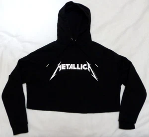 METALLICA WORLD MAGNETIC TOUR OFFICIAL CROPPED OVERSIZE HOODIE 2017 SMALL - Picture 1 of 9
