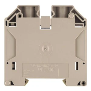 5pcs WEIDMULLER WDU 50N 1820840000 Feed-through Terminal Block Dark Beige New ✦K - Picture 1 of 6